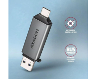 AXAGON CRE-DAC, USB-C + USB-A 3.2, 2-slot & lun SD/microSD, UHS-I - 1353404 - zdjęcie 6
